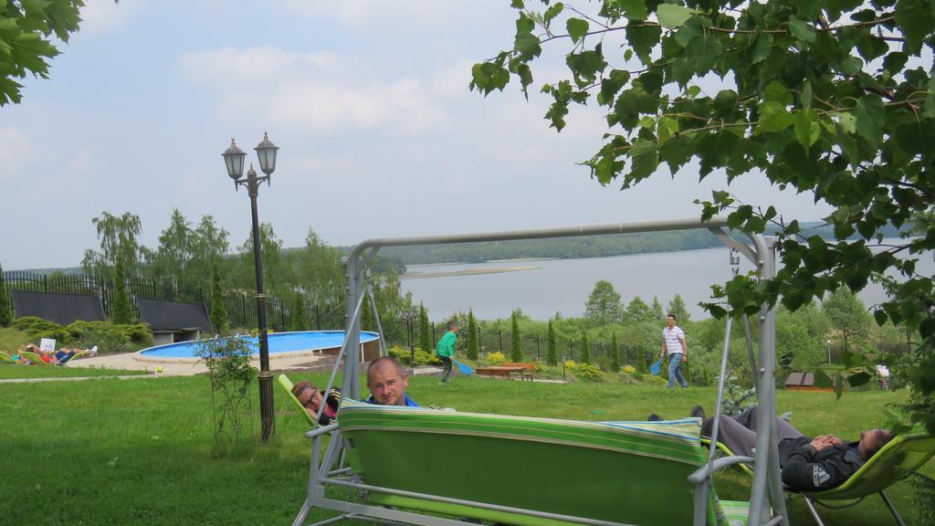 Willa Dabrowa Dąbrówno Esterno foto